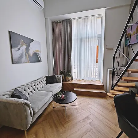 The Onyx Loft I Terrace I Free Parking Apartament Kowno